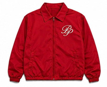 Red Collared Tracksuit Jacket