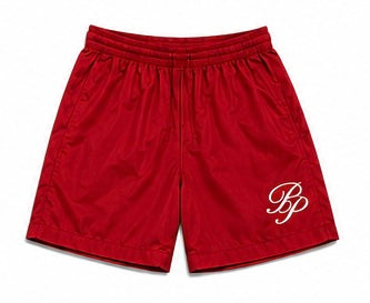 Red Tracksuit Shorts